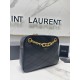 Falsa YSL Saint Laurent Le Maillon Bolso pequeño con cadena negro Imitacion