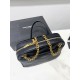 Falsa YSL Saint Laurent Le Maillon Bolso pequeño con cadena negro Imitacion