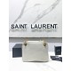 Falsa YSL Saint Laurent Le Maillon Bolso pequeño con cadena blanco Imitacion