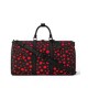 Replicas Louis Vuitton LVxYK Keepall 50 M21674 Rojo Imitacion Baratos