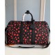 Replicas Louis Vuitton LVxYK Keepall 50 M21674 Rojo Imitacion Baratos