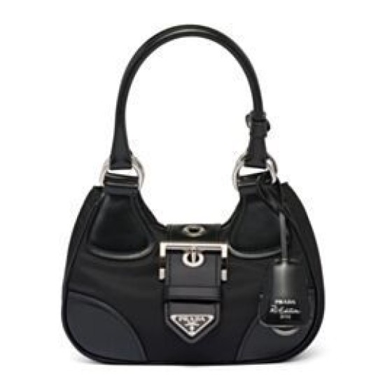 Replicas Bolso Prada Moon Re-nylon y cuero 1BA381 Imitacion Baratos