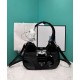 Replicas Bolso Prada Moon Re-nylon y cuero 1BA381 Imitacion Baratos