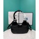 Replicas Bolso Prada Moon Re-nylon y cuero 1BA381 Imitacion Baratos