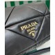 Replicas Bolso De Hombro Prada System Nappa Patchwork 1BD292 Negro Imitacion Baratos