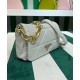 Replicas Bolso de hombro Prada System Nappa Patchwork 1BD328 Blanco Imitacion Baratos