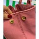 Replicas Bolso tote vaquero Prada 1BG439 Peachblow Imitacion Baratos