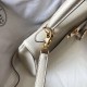 Replicas Hermes Kelly 25cm Bolso Sellier Clemence Cuero Craie Imitacion Baratos