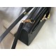 Replicas Hermes Kelly 25cm Bolso Sellier Epsom Cuero Negro Imitacion Baratos