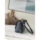 Replicas Bolso Louis Vuitton Twist MM en cuero Epi negro M21031 Imitacion Baratos