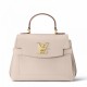 Replicas Minibolso Louis Vuitton Lockme Ever en cuero gris M21052 Imitacion Baratos