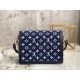 Replicas Bolso Louis Vuitton Dauphine MM Monogram Denim M59631 Imitacion Baratos