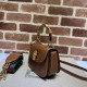 Replicas Gucci Bamboo 1947 Mini Top Handle Bag 686864 Claret Baratos