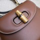 Replicas Gucci Bamboo 1947 Mini Top Handle Bag 686864 Claret Baratos