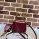 Replicas Gucci Bamboo 1947 Mini Top Handle Bag 686864 Rojo Baratos