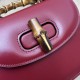 Replicas Gucci Bamboo 1947 Mini Top Handle Bag 686864 Rojo Baratos