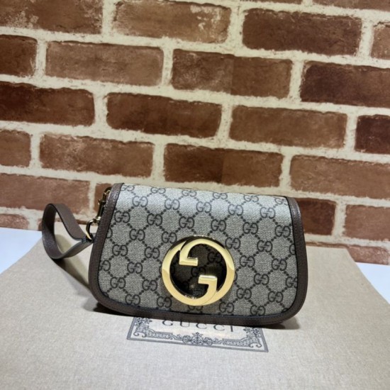 Replicas Minibolso Gucci Blondie ‎698630 Marrón Baratos