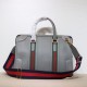 Replicas Bolso de mano mediano en lona Gucci 715666 gris Baratos