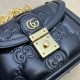 Replicas Gucci GG matelassé bolso pequeño 724499 Negro Baratos