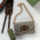 Replicas Gucci Horsebit Mini Bolso 1955 724713 Marrón Baratos