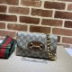 Replicas Gucci Horsebit Mini Bolso 1955 724713 Marrón Baratos