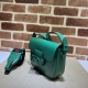 Replicas Bolso De Hombro Pequeño Gucci Horsebit 1955 ‎726226 Verde Baratos