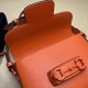 Replicas Bolso De Hombro Pequeño Gucci Horsebit 1955 ‎726226 Naranja Baratos