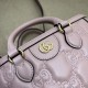 Replicas Gucci GG matelassé mini bolso con asa superior 728309 Rosa Baratos