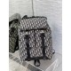 Replicas Dior Explorer Mochila negra de jacquard Dior Oblique Baratos