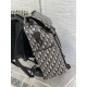 Replicas Dior Explorer Mochila negra de jacquard Dior Oblique Baratos