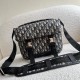 Replicas Bolso de hombro negro Dior Explorer Dior Oblique de jacquard Baratos