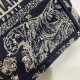 Replicas Dior Mini Book Tote Phone Toile de Jouy Bolso con bordado inverso Azul Baratos