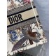 Replicas Dior Medium Book Tote Jardin d'Hiver Bolso bordado blanco Baratos