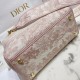 Replicas Bolso Dior mediano Lady D-Lite Toile de Jouy rosa bordado Baratos