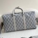 Replicas Bolso Dior Lingot 50 Duffle CD Diamond Canvas gris Baratos