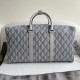 Replicas Bolso Dior Lingot 50 Duffle CD Diamond Canvas gris Baratos