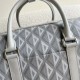 Replicas Bolso Dior Lingot 50 Duffle CD Diamond Canvas gris Baratos