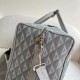 Replicas Bolso Dior Lingot 50 Duffle CD Diamond Canvas gris Baratos