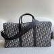 Replicas Bolso negro de jacquard Dior Lingot 50 Duffle Oblique Baratos