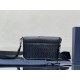 Replicas Bolso Mensajero de Lona Dior Hit the Road CD Diamond para Hombre en color negro Baratos