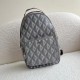 Replicas Bolso bandolera de lona Dior Mini Rider CD Diamond gris Baratos