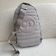 Replicas Bolso bandolera de lona Dior Mini Rider CD Diamond gris Baratos