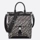 Replicas Bolso tote Dior Explorer Dior Oblique de jacquard negro Baratos