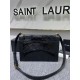 Replicas YSL Saint Laurent Gaby bolso de hombro de piel de cordero acolchada negra Baratos