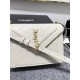 Replicas YSL Saint Laurent Gaby Bolso de hombro Piel de cordero acolchada Blanco Baratos