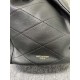 Replicas Bolso bombonera YSL Saint Laurent Le Maillon en piel de cordero acolchada negra Baratos