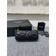 Replicas YSL Saint Laurent Sade Mini Tube Bag Piel de cordero acolchada negra Baratos