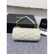 Replicas Bolso YSL Saint Laurent Sade Mini Tube en piel de cordero acolchada blanca Baratos