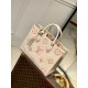 Replicas Bolso tote Louis Vuitton OnTheGo MM Monogram Empreinte M21575 Baratos