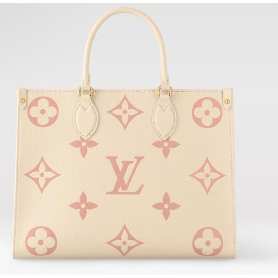 Replicas Bolso tote Louis Vuitton OnTheGo MM Monogram Empreinte M21575 Baratos